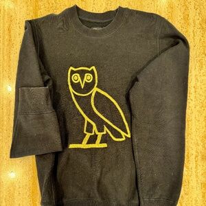 OVO October's Very Own Gold Stiched Sweater Black Size XS
